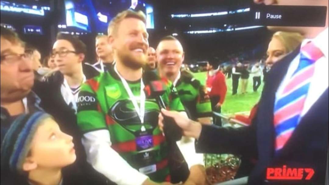 Article heading image for Two Souths Fans Somehow Managed To Be Interviewed On Camera At The Super Bowl 