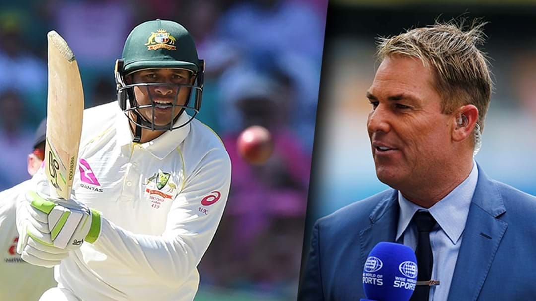 Article heading image for Usman Khawaja Responds To Criticism From Shane Warne