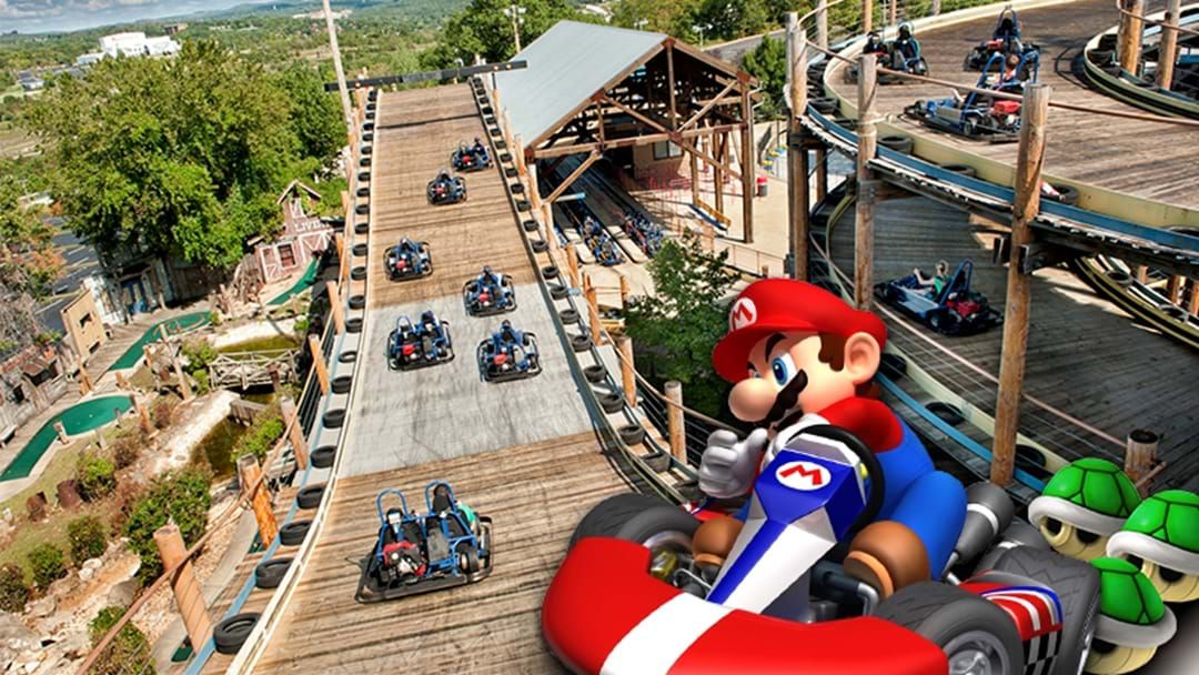 Article heading image for Save Your Banana Peels, A Mario Kart-Inspired Go Kart Track Has Opened Up