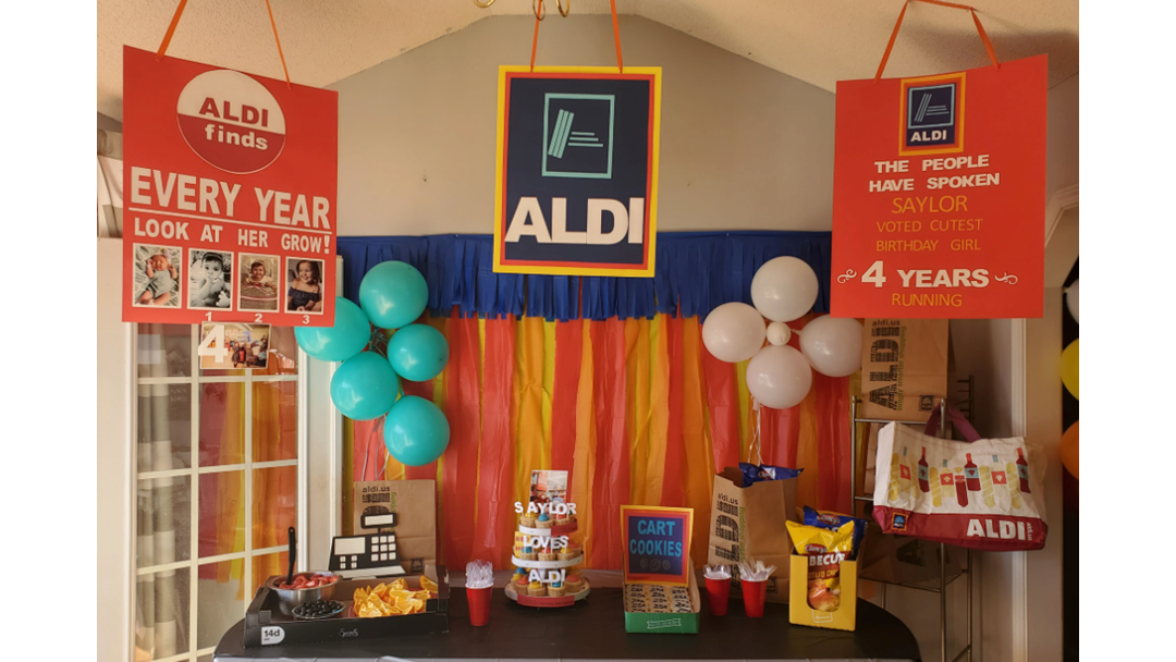 Article heading image for Mum Throws Her Daughter An Aldi-Themed Birthday Party And This Is Next Level 
