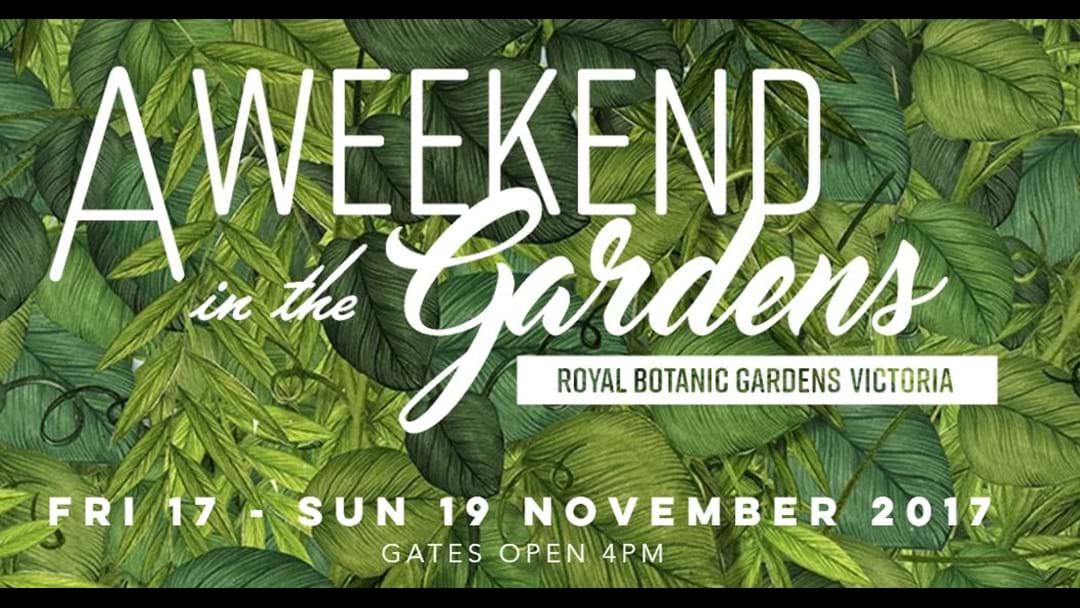 Article heading image for A Weekend In The Gardens Returns This November - With Paul Kelly!