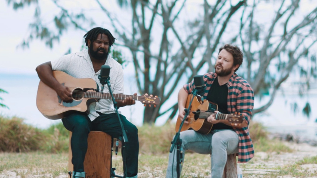 Article heading image for Jeremy From Busby Marou Shows Off Their New Single 'Sound Of Summer'