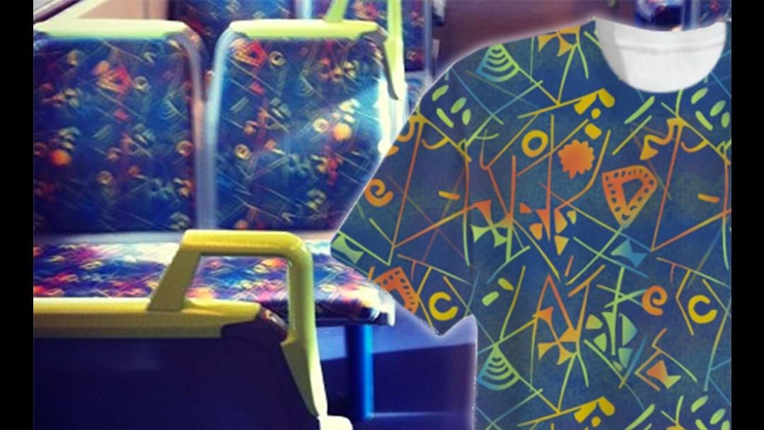 Article heading image for You Can Now Dress Like A Melbourne Train Seat