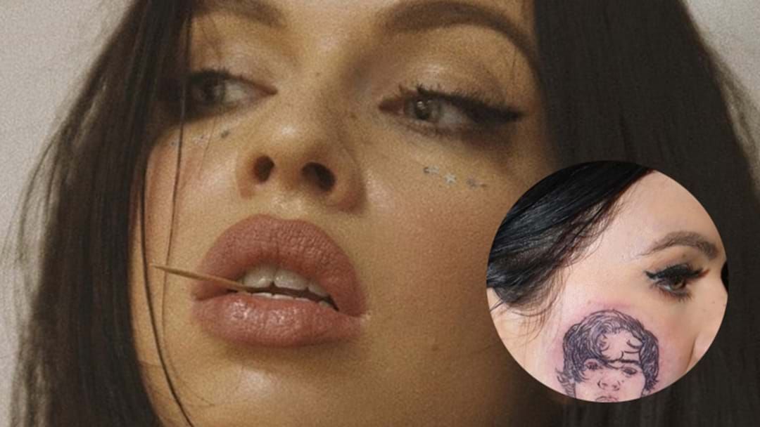 Article heading image for This Singer Just Had Harry Styles TATTOOED On Her FACE!