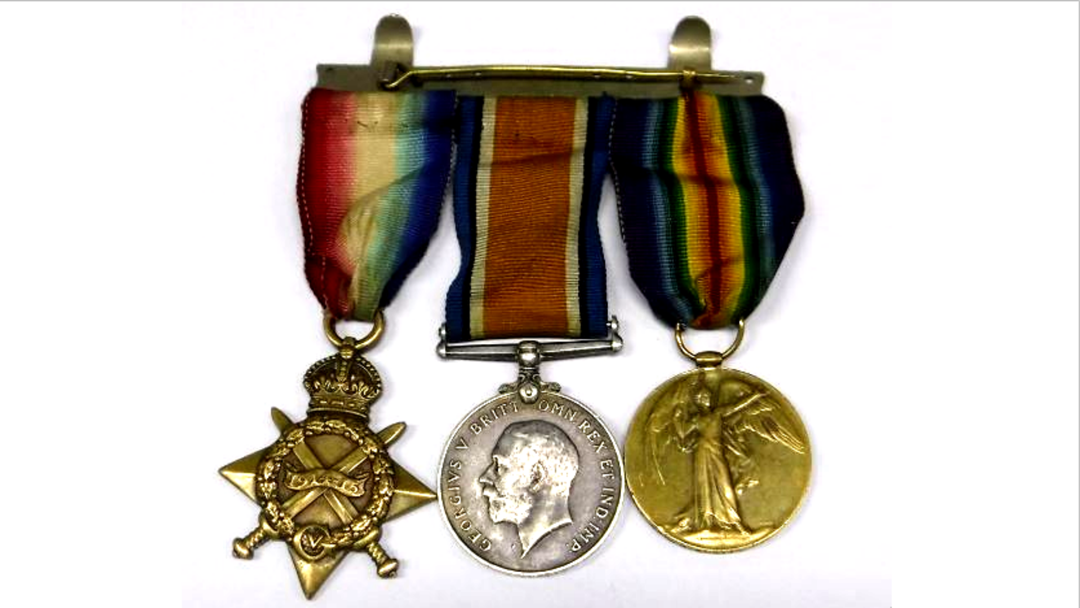 Article heading image for World War I Medals Found 