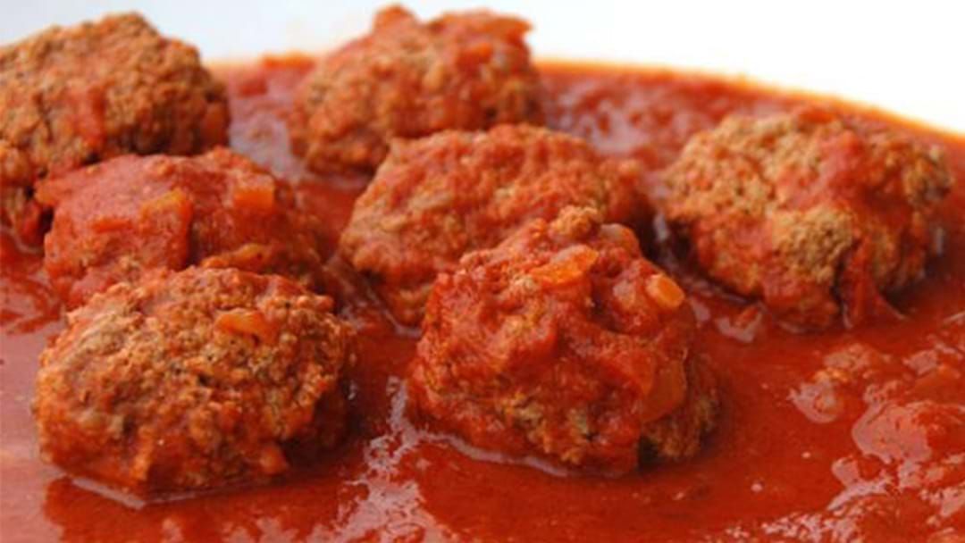 Article heading image for Bloke Caught With Red Sauce On His Face Is Charged With Meatball Theft