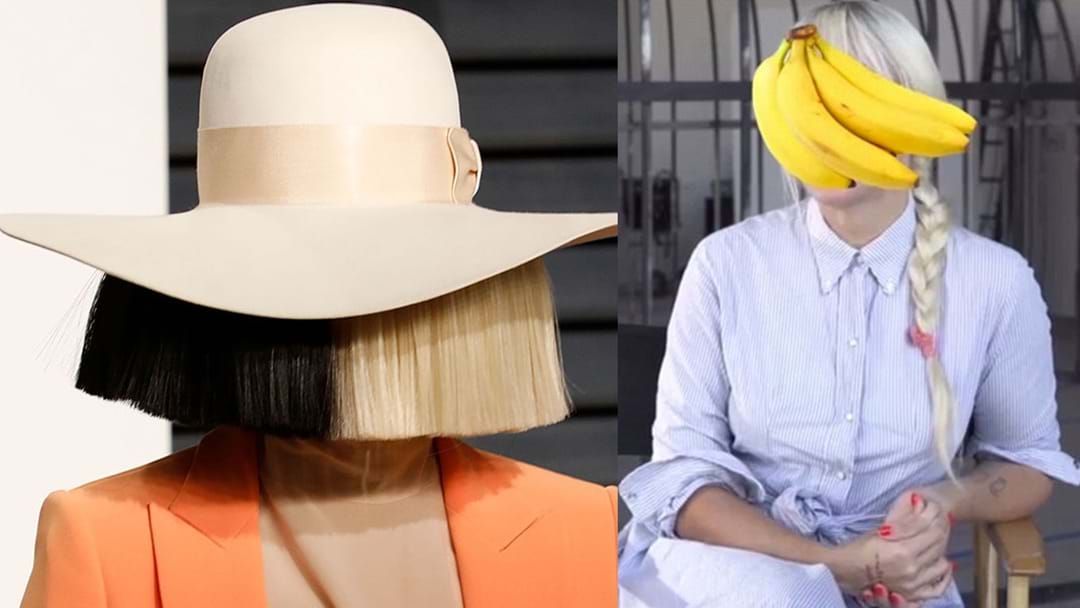 Article heading image for 5 Of The Craftiest Ways Sia Has Stopped You Seeing Her Face