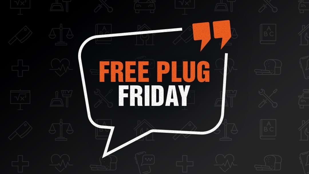  Competition heading image for Free Plug Friday!