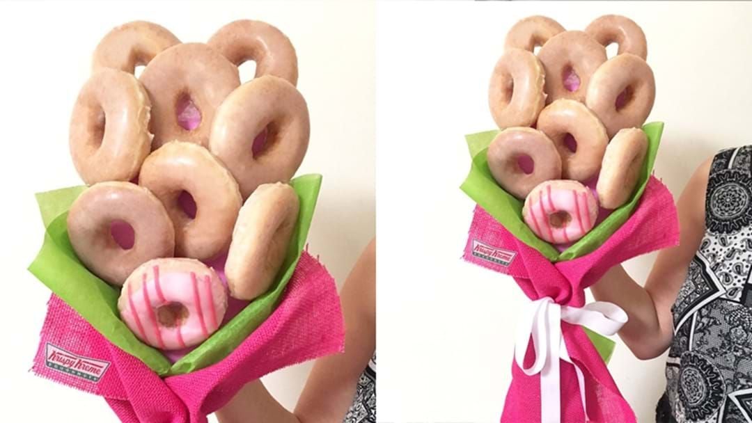 Article heading image for We’ve Found The Perfect Gift: A Krispy Kreme Doughnut Bouquet