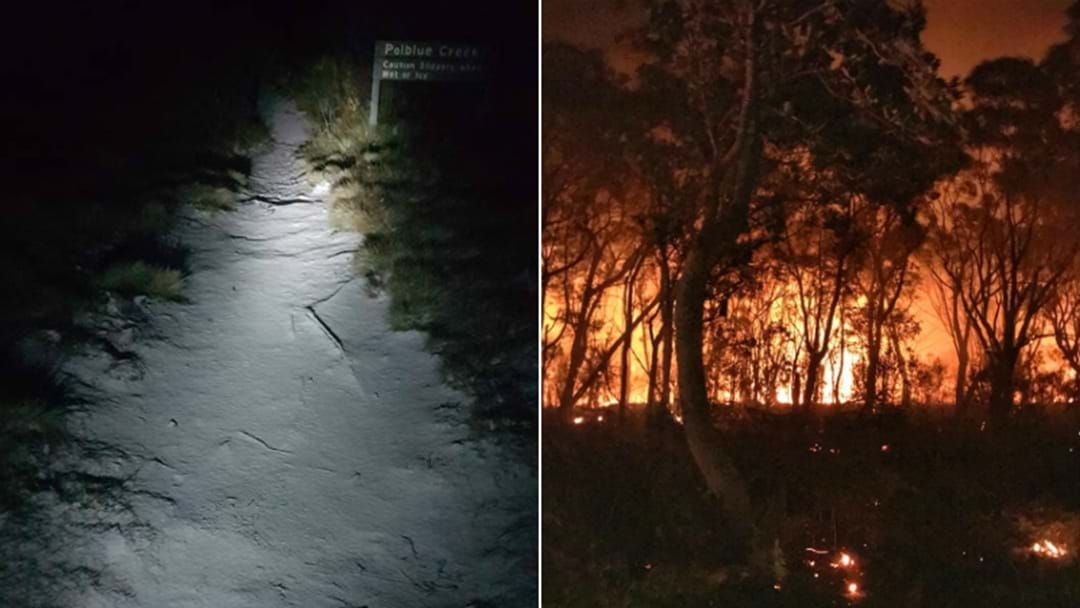 Article heading image for Hunter Gets Snow, Bushfire In The Same Night!