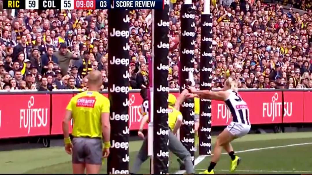 Article heading image for The AFL Has Confirmed That Jack Higgins’ Snag Of The Year Was A “Clear Goal”