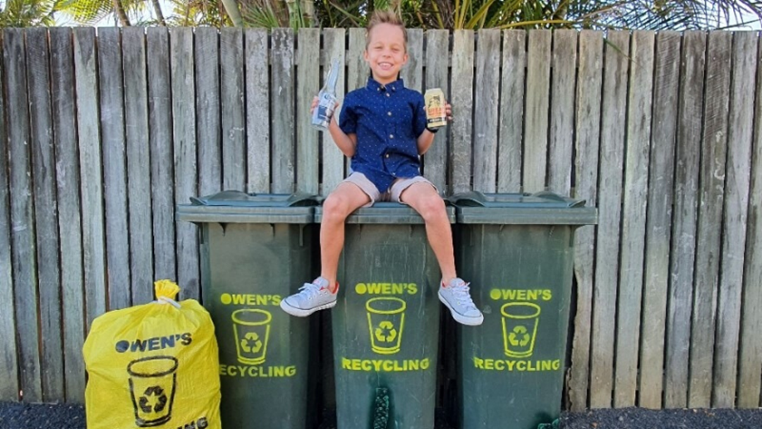 Article heading image for Bundy's 9-year-old Recycling Superstar