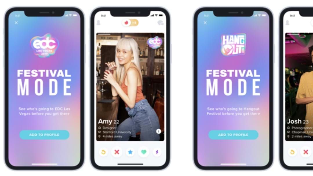 Article heading image for Tinder Introduces 'Festival Mode' For Your Next Music Festival Hookup 