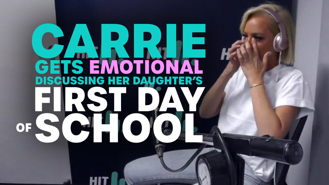 Article heading image for Carrie gets Emotional Discussing Her Daughter's First Day Of School