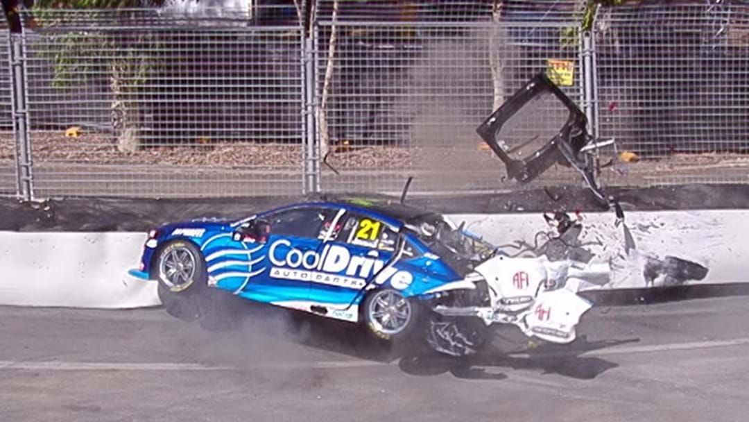 Article heading image for "That's Violent": Horror Crash Ends Practice Early At Superloop Adelaide 500