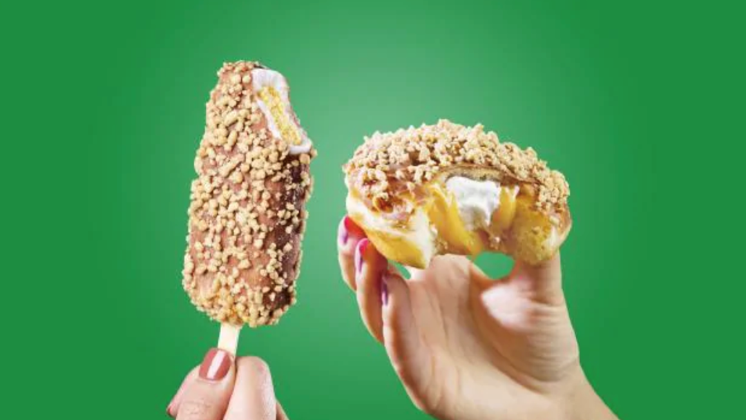 Article heading image for Sound The Alarm: Krispy Kreme & Golden Gaytime Have Launched The Collaboration Of Your Dreams