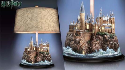 This Harry Potter Hogwarts Castle Lamp, Harry Potter Table Lamp With Illuminated Hogwarts Castle