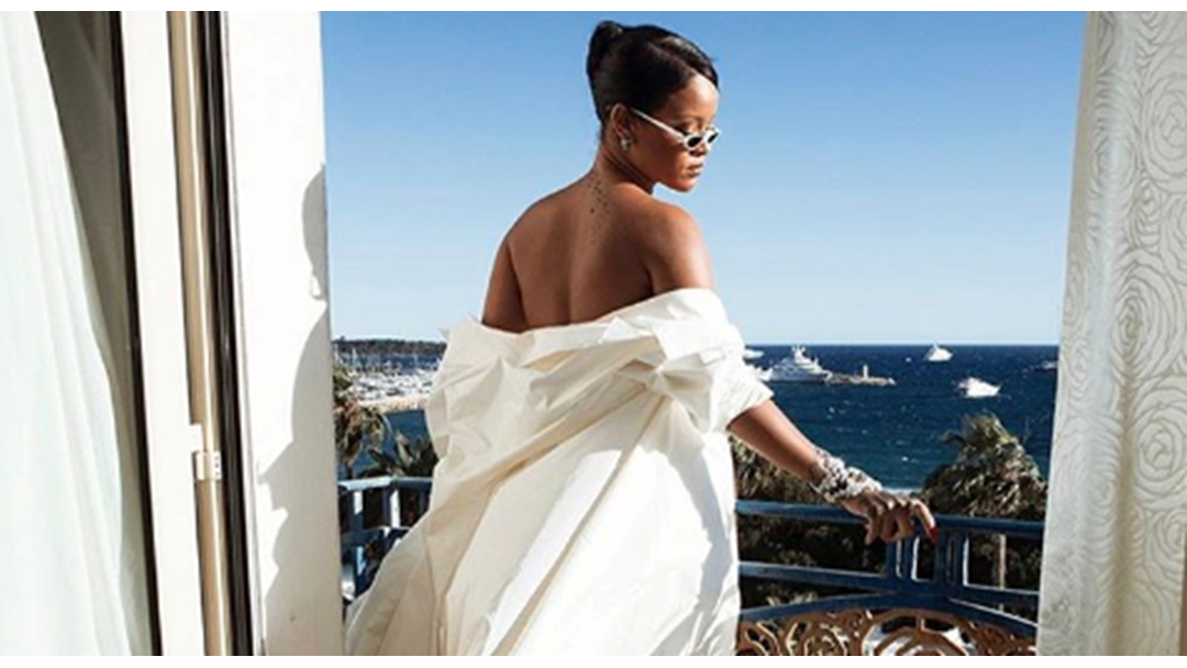 Rihanna Basically Wore A Bed Sheet To Cannes & She’s Our Hero | Hit Network