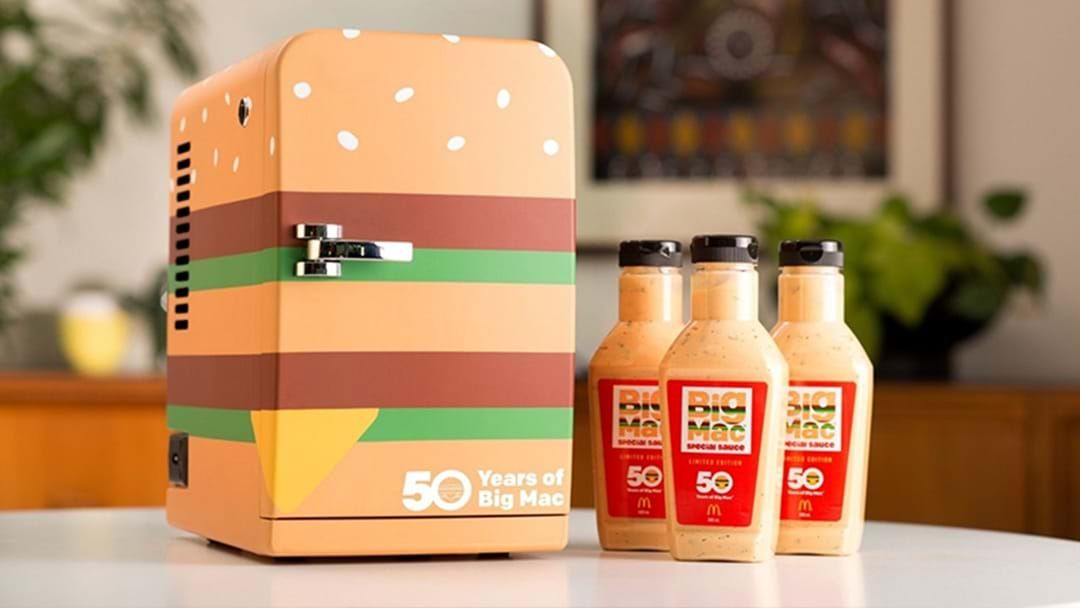 Article heading image for Macca's Is Auctioning Off Big Mac Special Sauce And A Mini Fridge