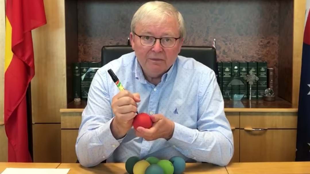 Article heading image for Former PM Kevin Rudd Dishes Out The "Nerdiest" Trash Talk Of All Time
