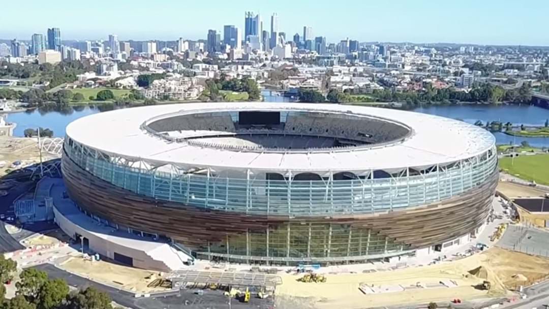 Article heading image for Drone Footage Getting Us Very Excited About Perth Stadium