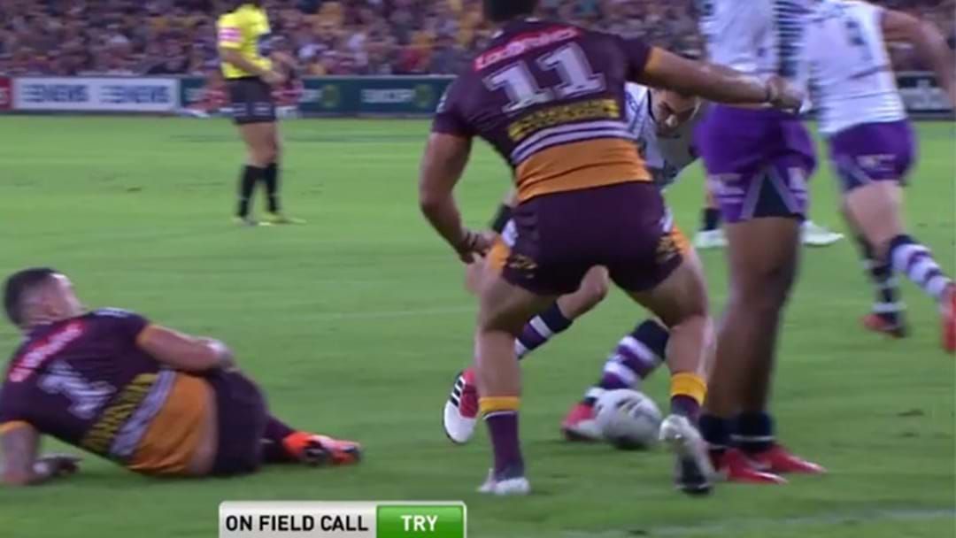 Article heading image for Social Media Goes Bananas Over Billy Slater's Controversial Try