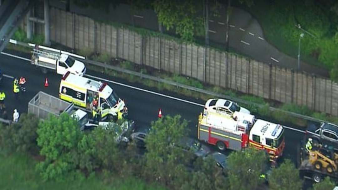 Article heading image for Traffic Chaos As 15 Car Pile Up Causes Massive Delays On Pacific Highway