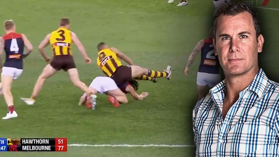 Article heading image for Wayne Carey Says The Contact Below The Knees Rule Is “Disgraceful”