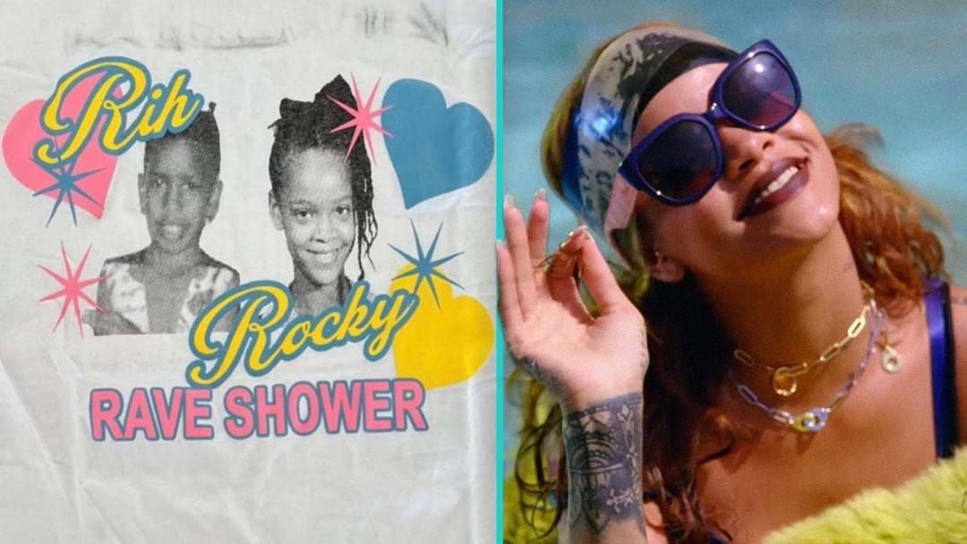 Article heading image for An Inside Look At Rihanna And A$AP Rocky's Rave-Themed Baby Shower
