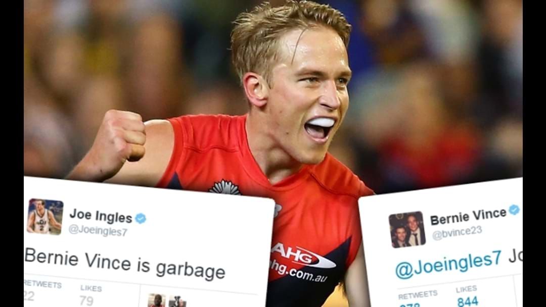 Article heading image for Bernie Vince Enters Twitter War With NBA Player Joe Ingles