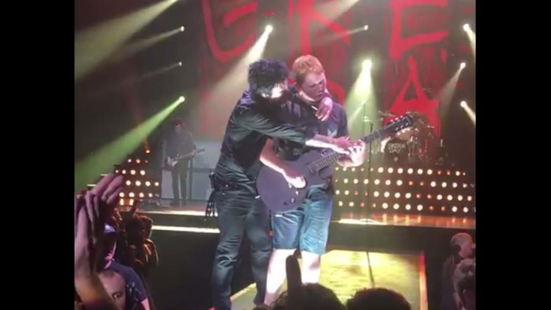 Article heading image for 13-Year-Old's Life Made At Green Day's Brisbane Show 