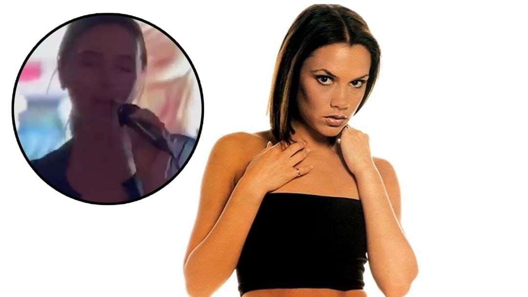 Article heading image for Victoria Beckham Filmed Singing Spice Girls Classic